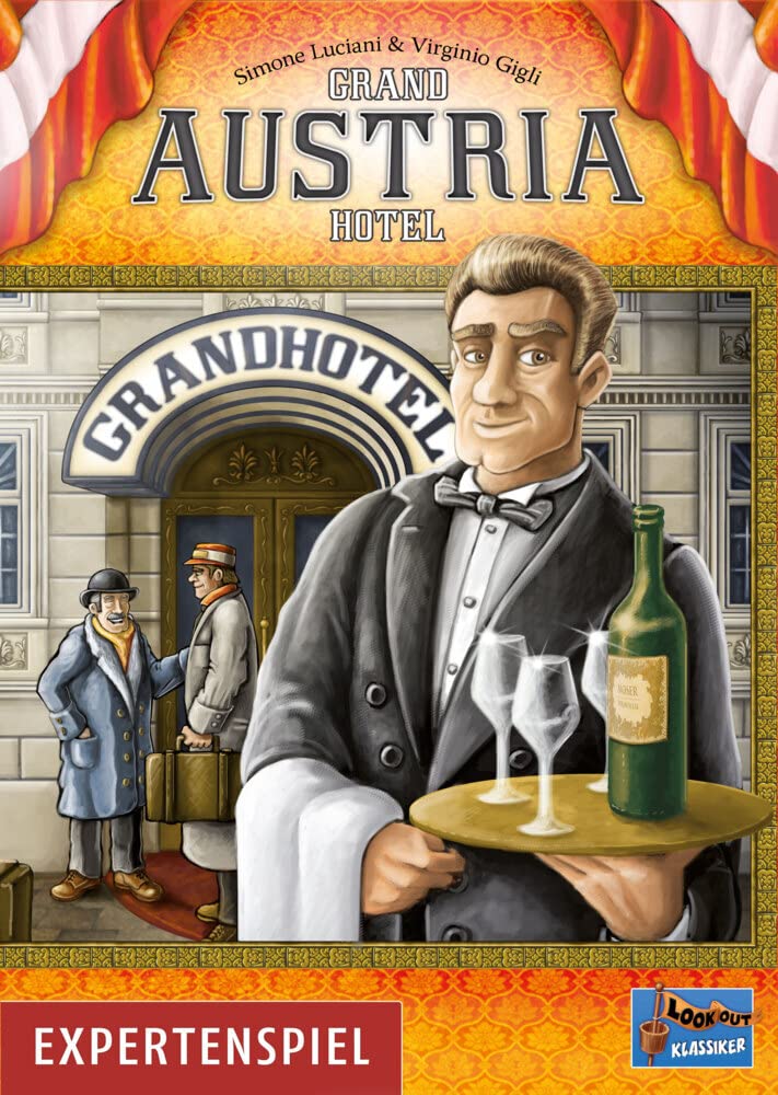 Lookout Games Grand Austria Hotel Gra Planszowa, Wielokolorowy, Od 12 lat