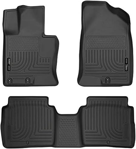 Husky Liners Weatherbeater Series - Forros de suelo para asiento delantero y segundo - Negro 99691 Compatible con Kia Optima 2011-2015 3 piezas Husky Liners Weatherbeater Series - Forros de suelo para asiento delantero y segundo - Negro 99691 Compatible con Kia Optima 2011-2015 3 piezas
