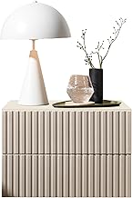 Stella Trading TABONI Hanging Bedside Table, Cashmere Colour - Floating Bedside Cabinet with 2 Drawers and Lots of Storage Space - 42 x 28 x 30 cm (W x H x D)
