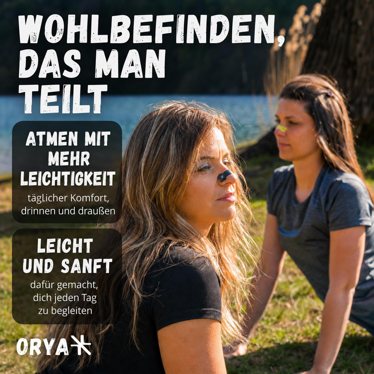 ORYA, 30 Stück Nasenpflaster Schnarchen, Sport Nose Strips, Atmungshilfen und Schnarchstopper, Rose