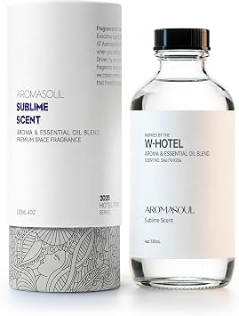 Hotel Diffuser Oil Inspired by W-Hotel Scent - Premium Fragrance Oil for Ultrasonic and Waterless Diffuser - 120 mL, 4 fl oz