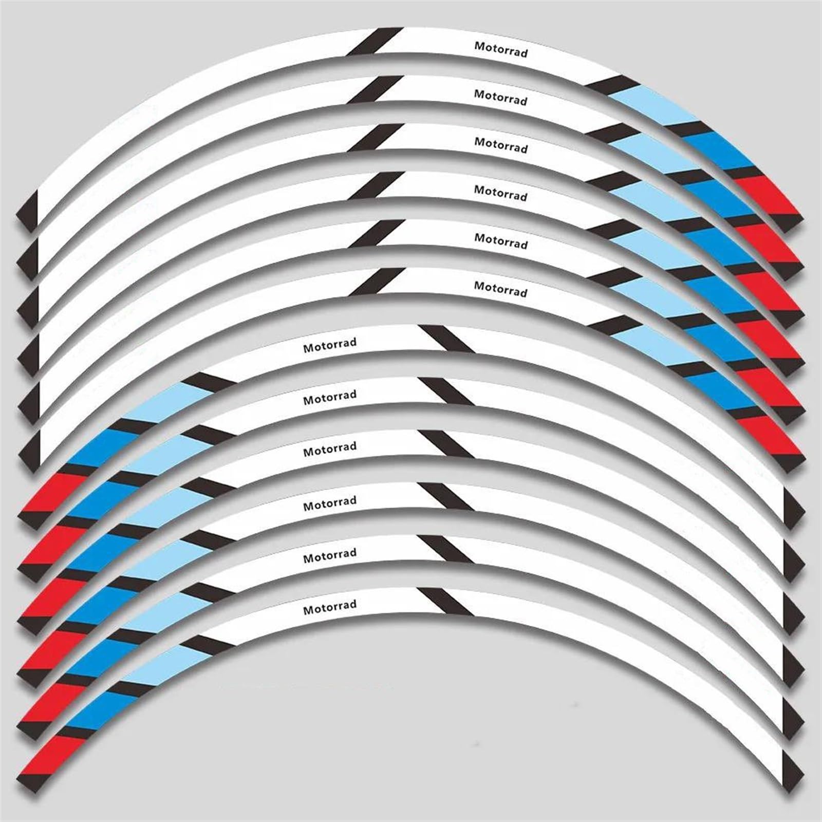 Stickers Motorcycle Wheel Stickers Reflective Rim Motorbike Waterproof Decals for F900XR F900 XR F 900 F900xr(Style 9)