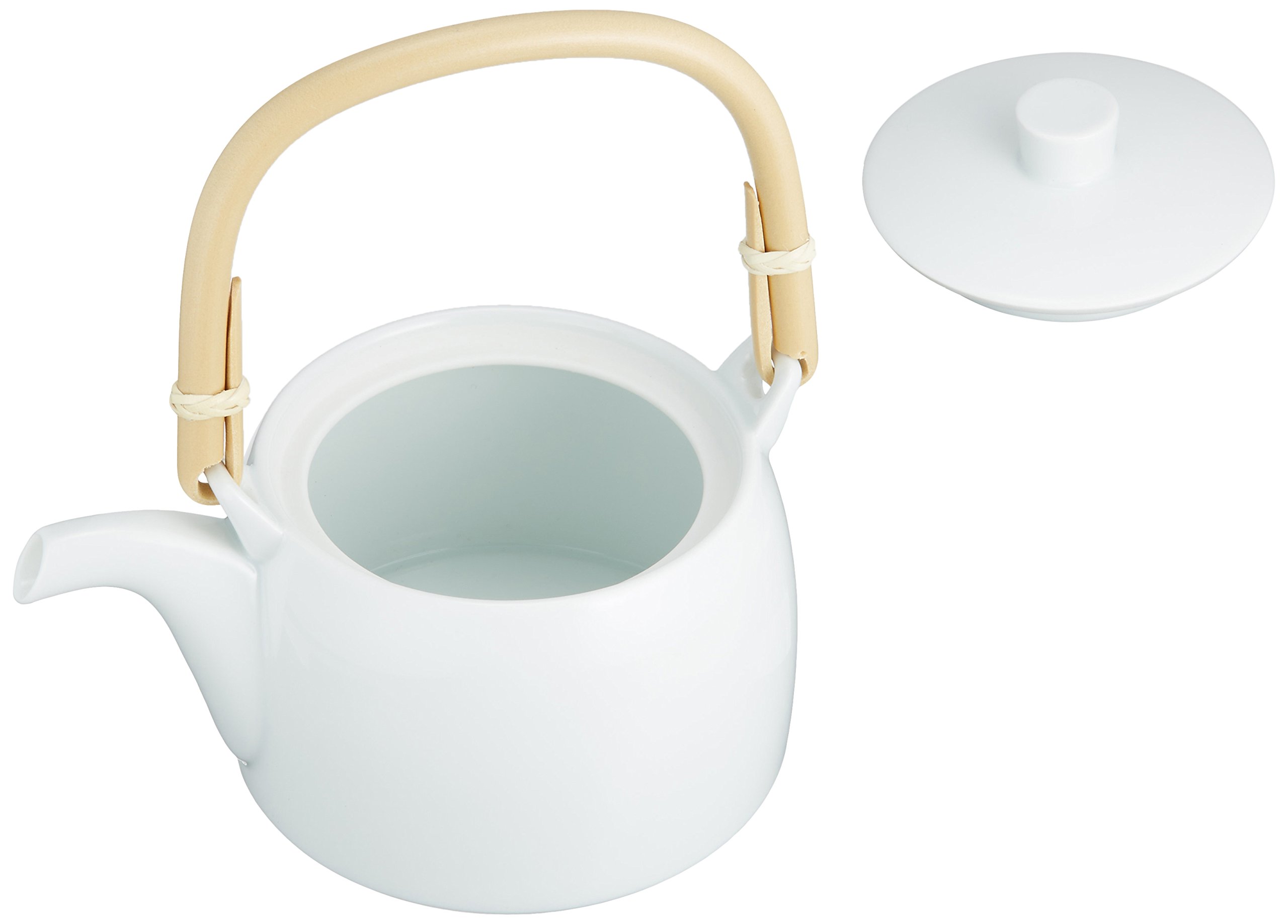 Hakusan pottery porcelain tea teapot (580ml) (japan import)