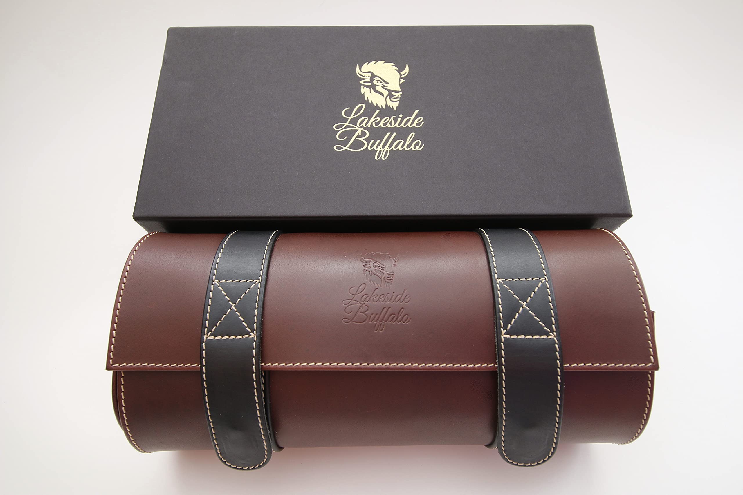 Buy Leather Watch Roll Travel Case Mens watch holder for travel