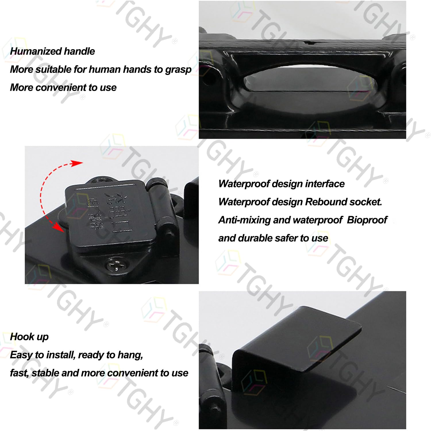 TGHY Batería para Silla de Ruedas eléctrica, Paquete de baterías de Litio de 24 V, baterías para sillas de Ruedas Plegables de 15 Ah a 60 Ah con Cargador.,24v15ah
