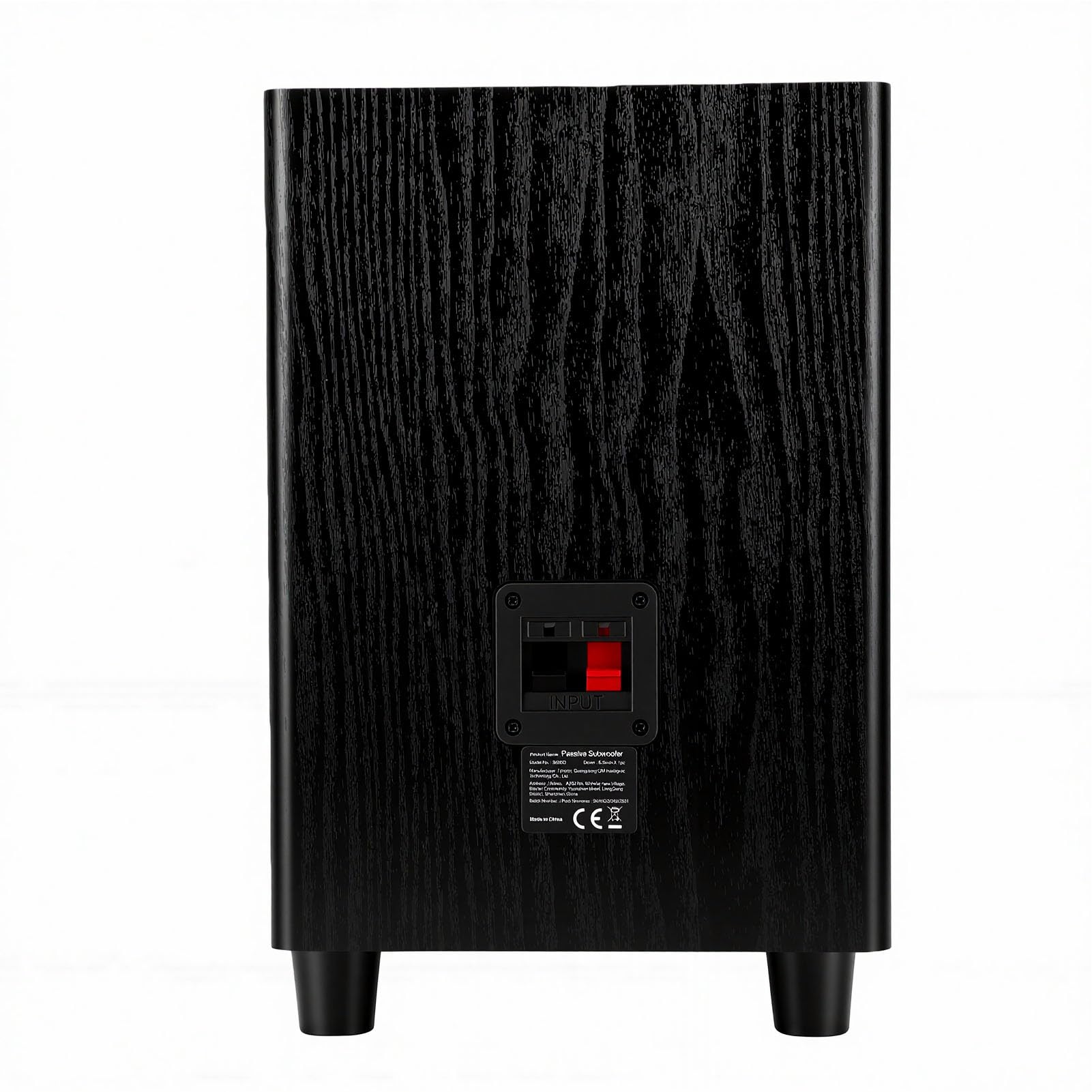 Altoparlante Subwoofer Passivo con Tecnologia Ground Gain, Subwoofer per Bassi Profondi da 100 W per Home Theater e Feste, Struttura in MDF da 6,5 ​​pollici