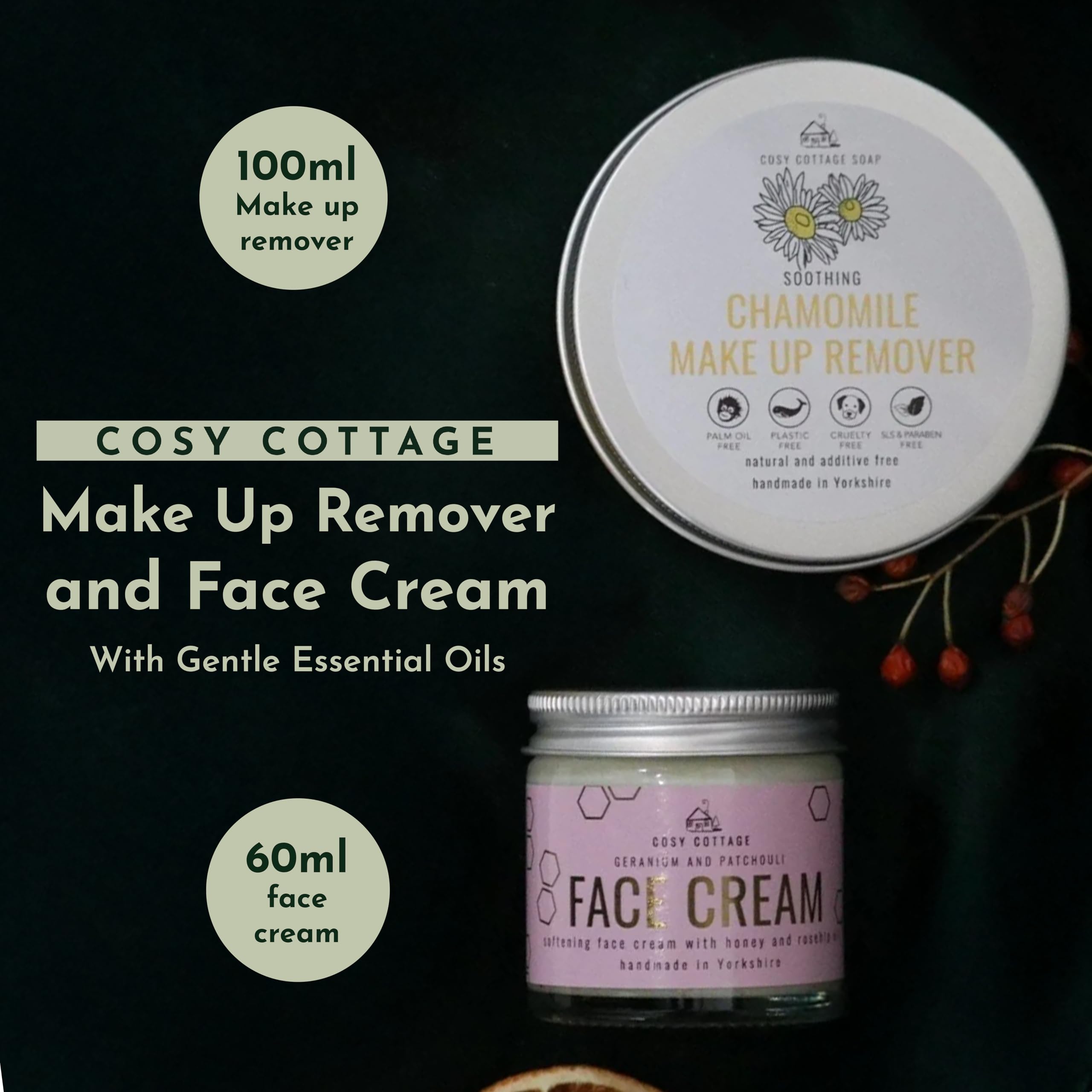 Cosy Cottage Skincare Bundle, Cranberry, 80 ml (Pack of 2) - Image 2