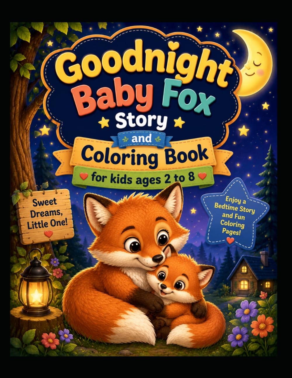 Goodnight My Baby Story and Coloring Book — Featuring Father Fox and Baby Fox