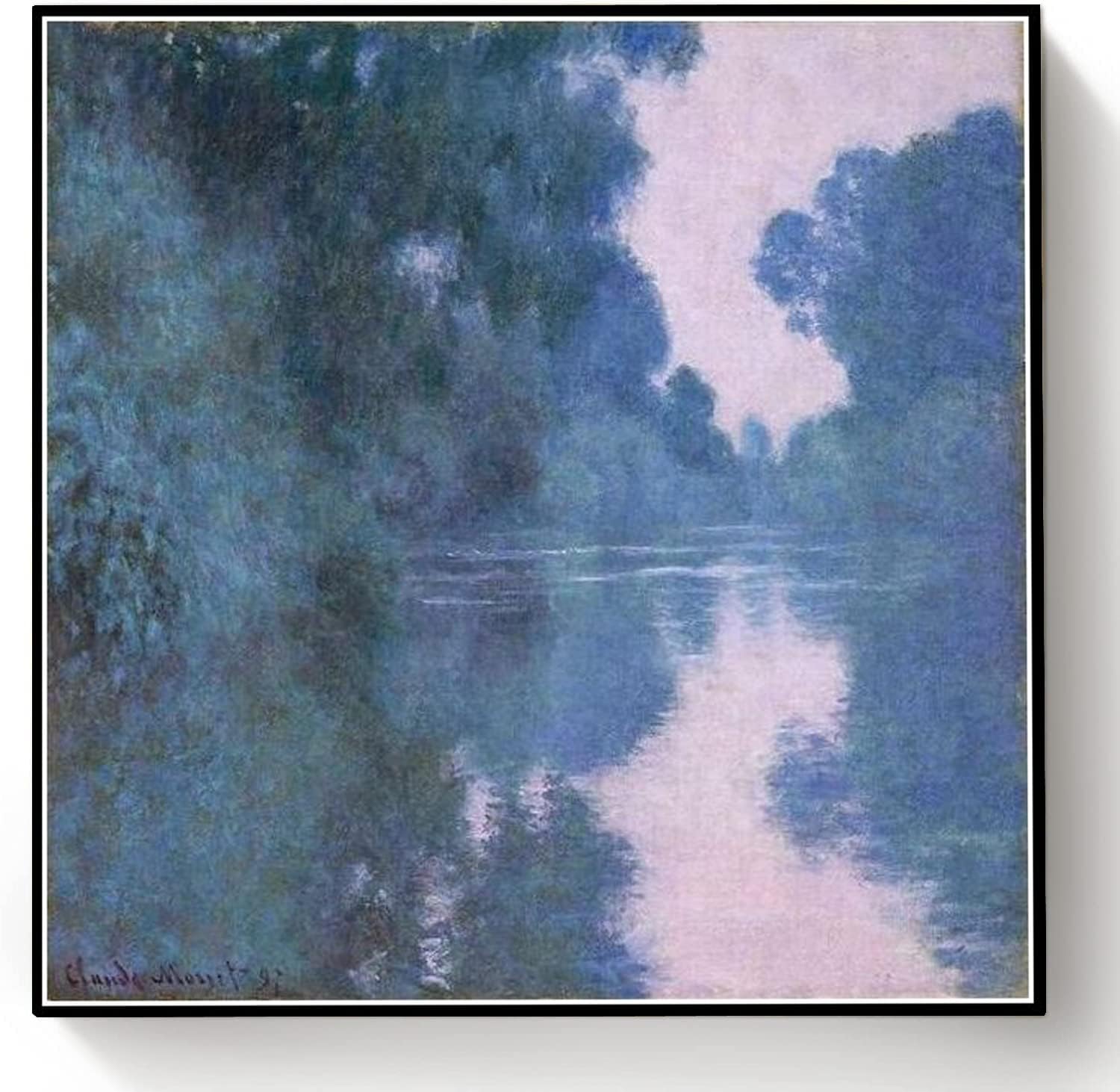 Paint by Numbers Kits for Adults and Kids Path Through The Forest Snow Effect Painting by Claude Monet DIY Oil Painting Paint by Number Kits