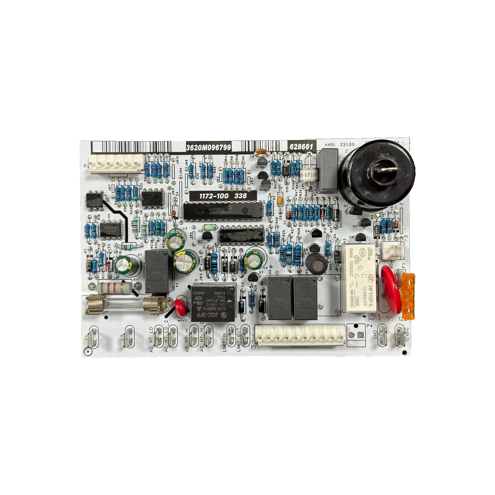 Photo 1 of VEDURME 628661 RV Refrigerator AC Power Single Row Circuit Board Assembly Replacement for N41X N51X N6X N8X N1095 Series, 1200 Series, 1210 Series, and 1211 Series