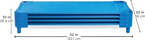Miniatura 2 de Angeles, AFB5750, Value Line - Cuna para siesta estándar para niños, cuna apilable para aula, guardería infantil o preescolar para dormir en