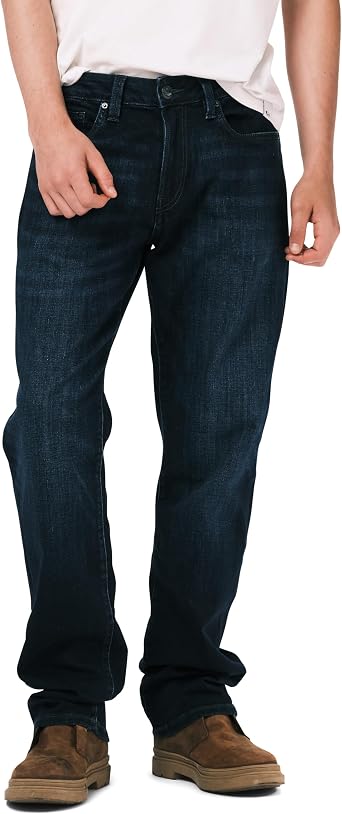 Buffalo David Bitton Men's Relaxed Straight Driven Jeans