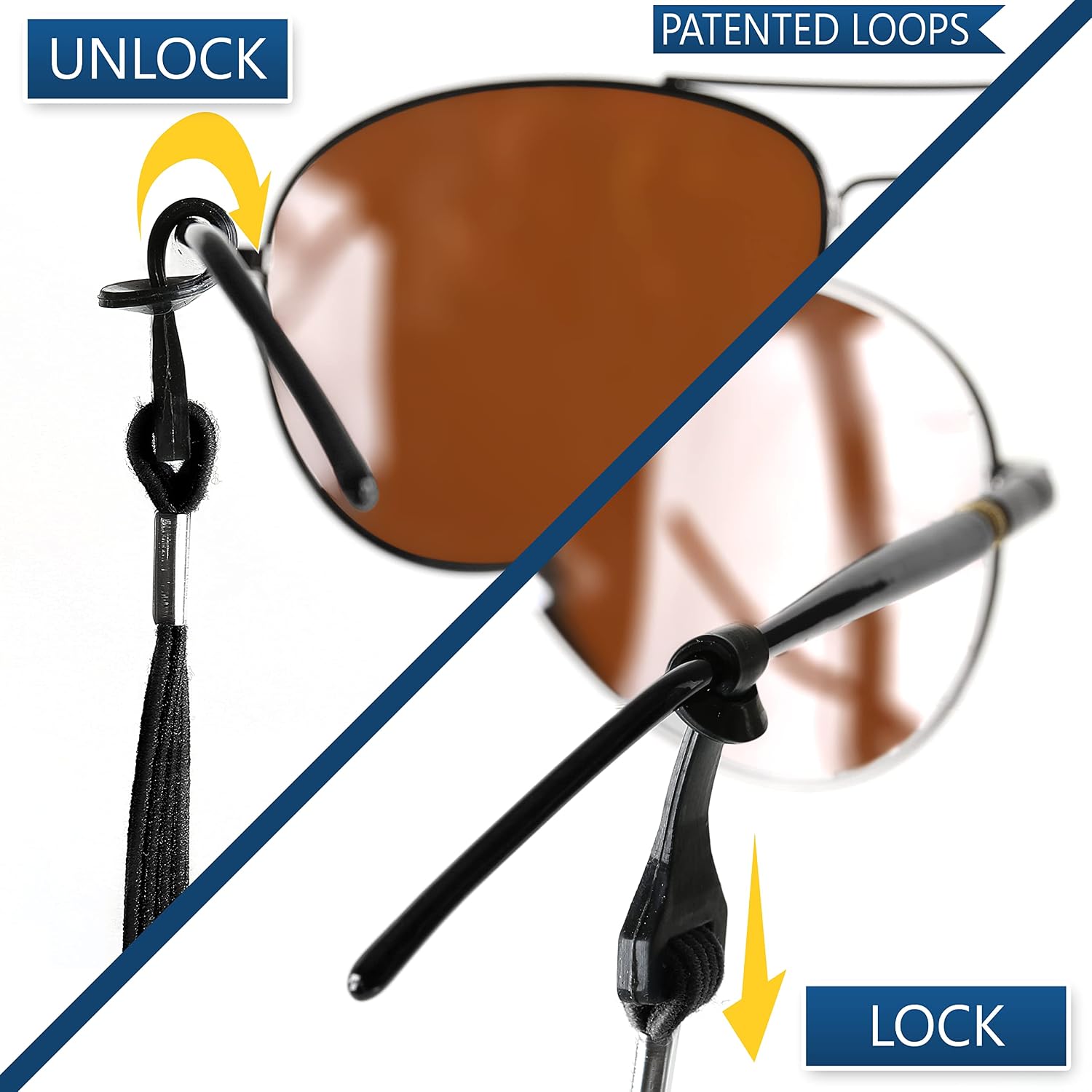SIGONNA Eye Glasses String Holder Straps - Sports Sunglasses Strap for Men Women - Eyeglass Holders Around Neck image 2
