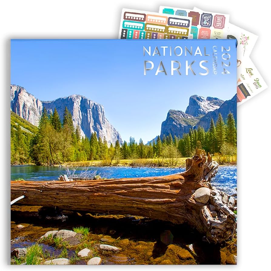 Amazon.com: National Parks Calendar 2024 with Sticker Pack, Large 12 x 12  inch Wall Calendar Sticker Pack Included, Gift for Nature Lover : Office  Products