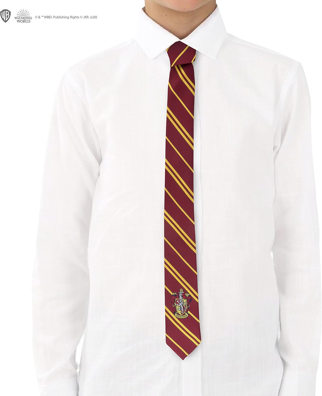 Cinereplicas Harry Potter - Necktie Woven Gryffindor/Hufflepuff/Ravenclaw/Slytherin - Kids - Official License
