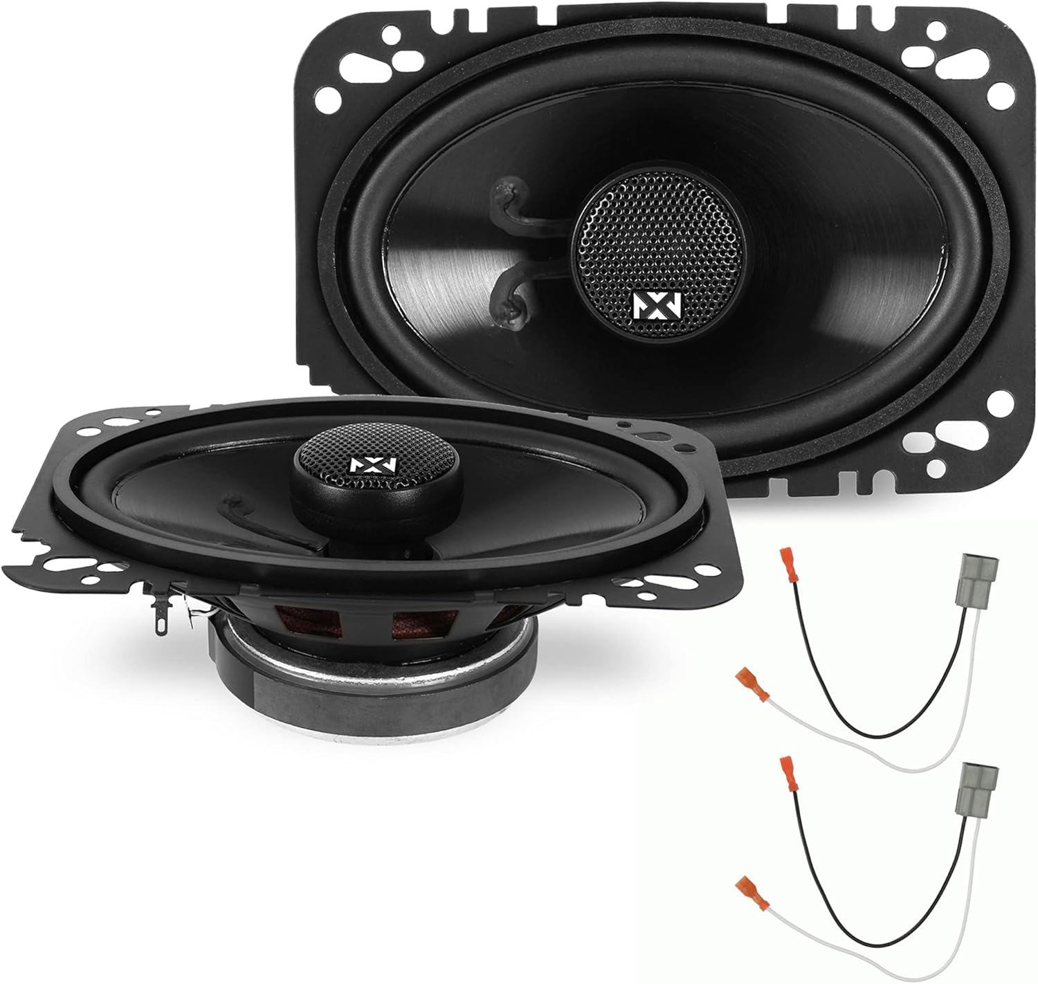 NVX Front Door Speaker Replacement Package for 1989-1994 Nissan 240SX
