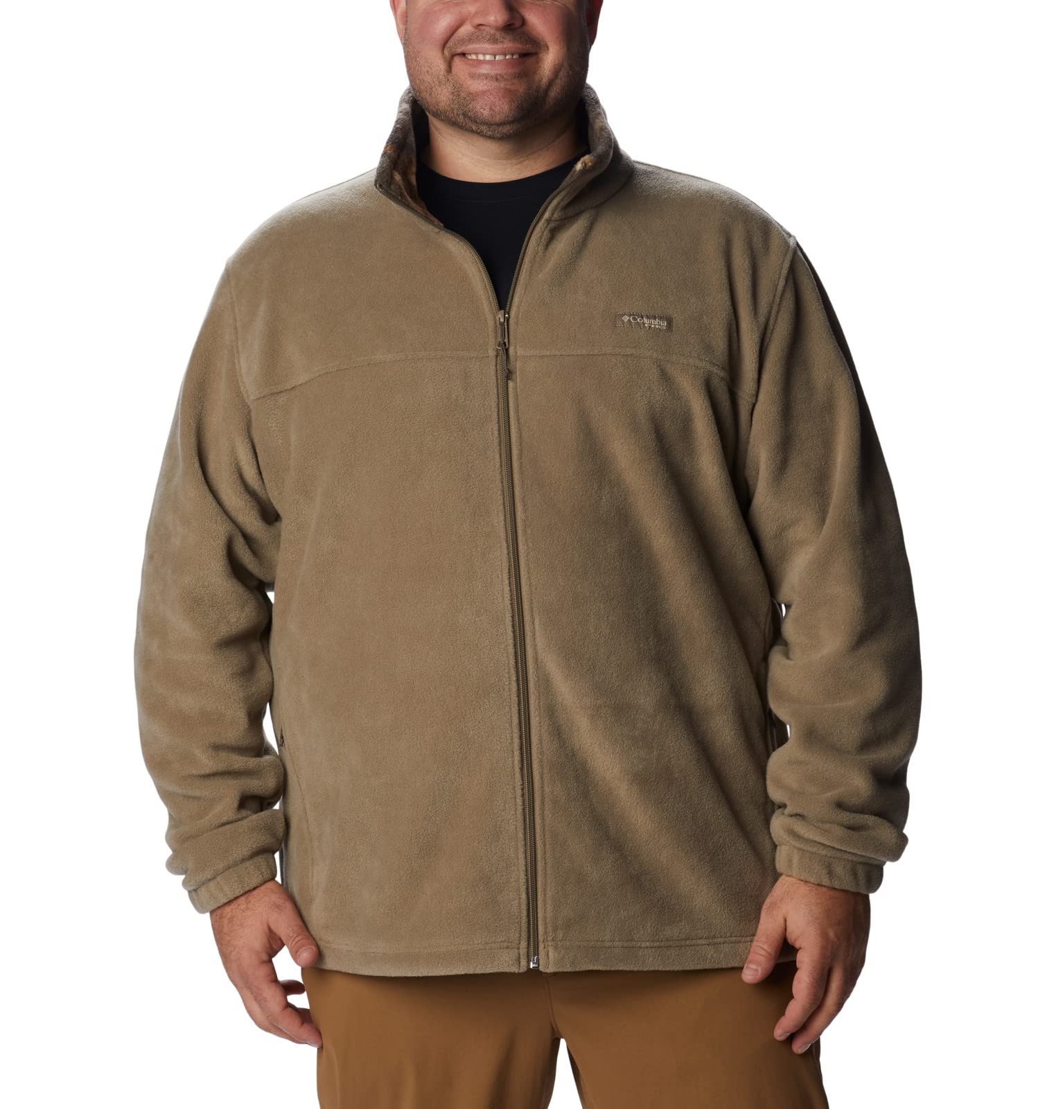 Amazon.com: Columbia Men's PHG Fleece Jacket, Flax/Rt Edge, Small