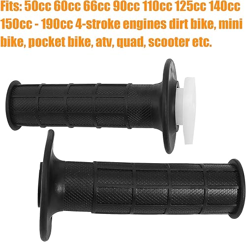 Miniatura 8 de Juego de cables de agarre con mango de acelerador giratorio para 50cc 60cc 66cc 90cc 110cc 125cc 150cc-190cc 4 tiempos Pit Dirt Mini Pocket Bike ATV