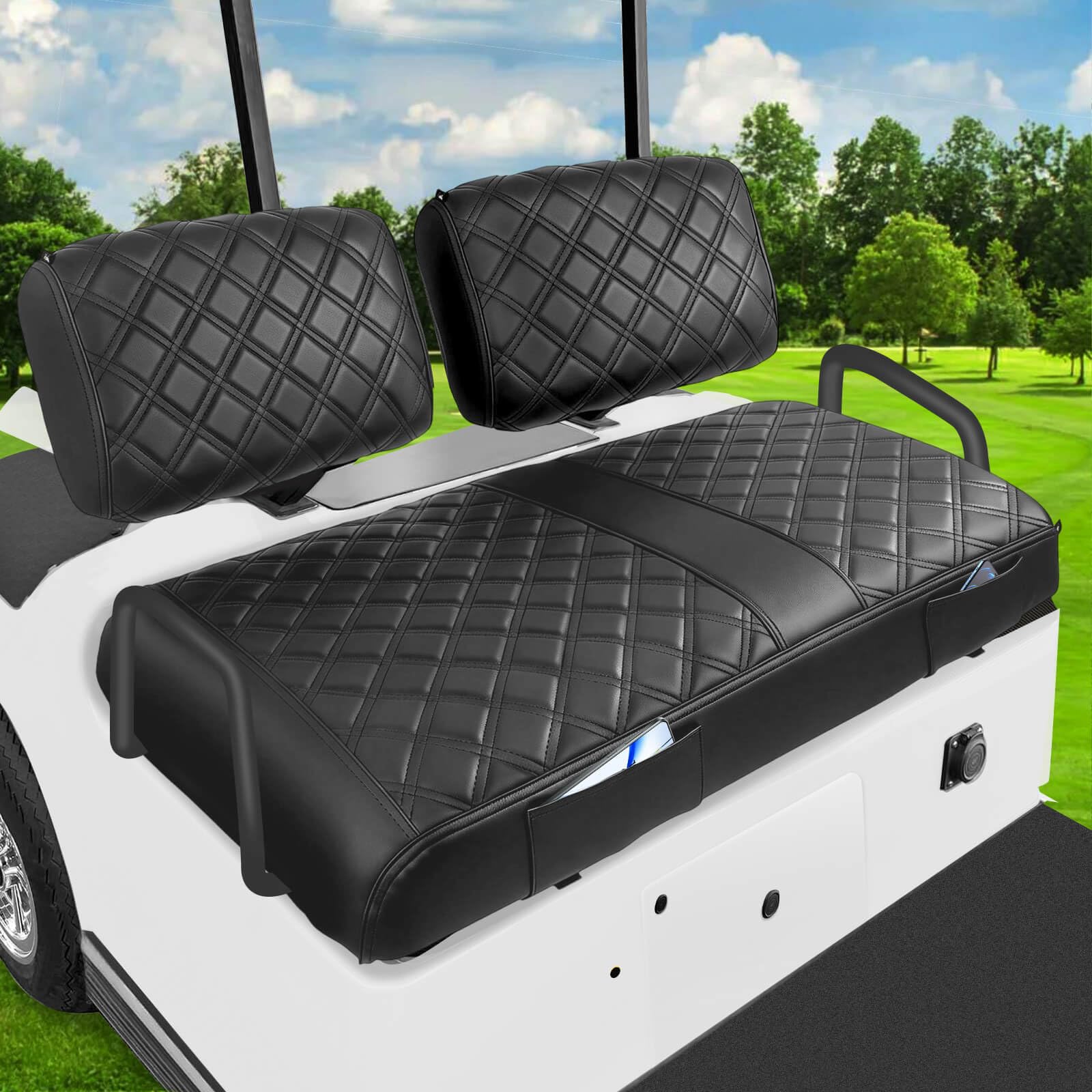 Amazon.com: MOSNAI Golf Cart Seat Cover for Yamaha G22 G19 G16 G9