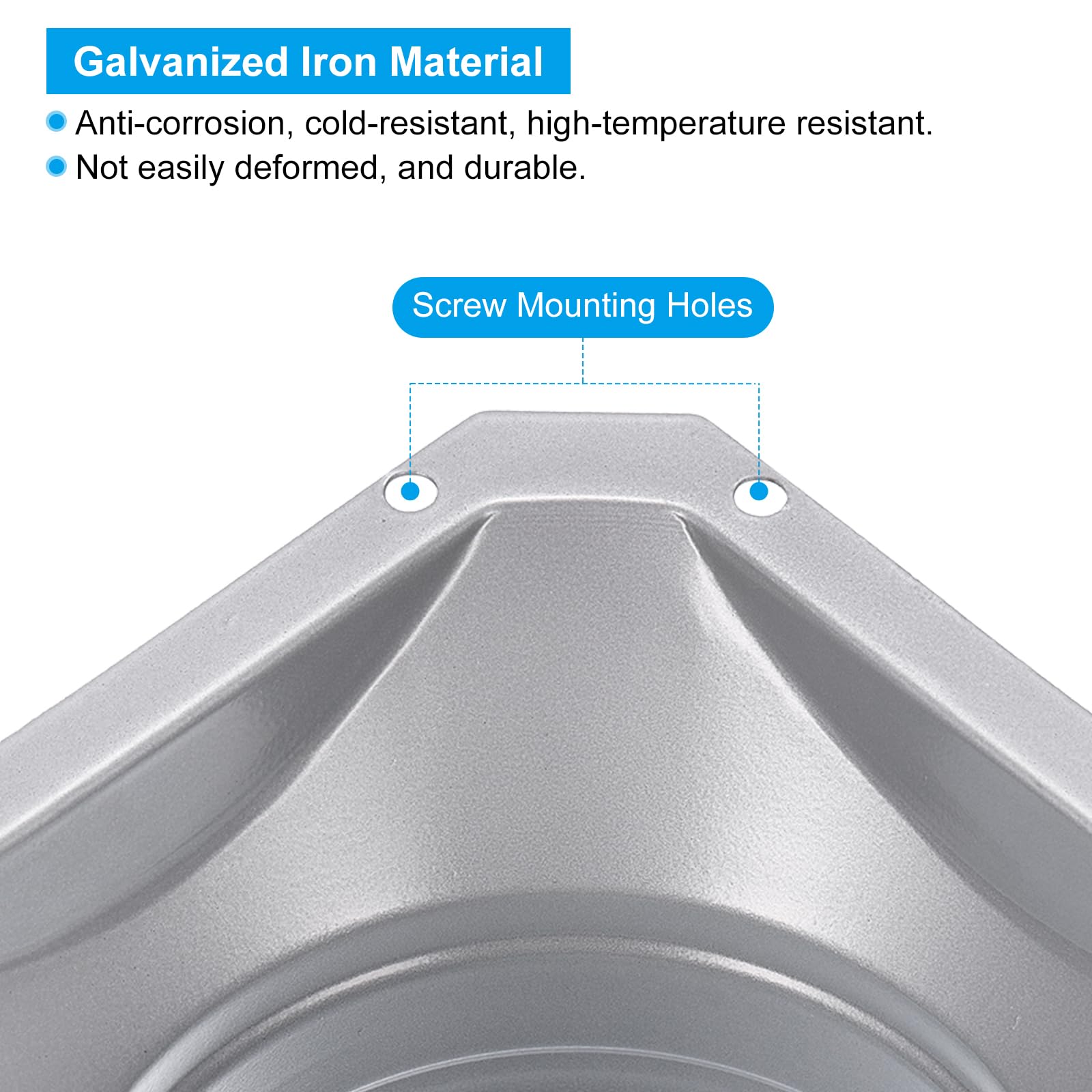 PATIKIL 4 Inch Duct Connector Flange - Image 3
