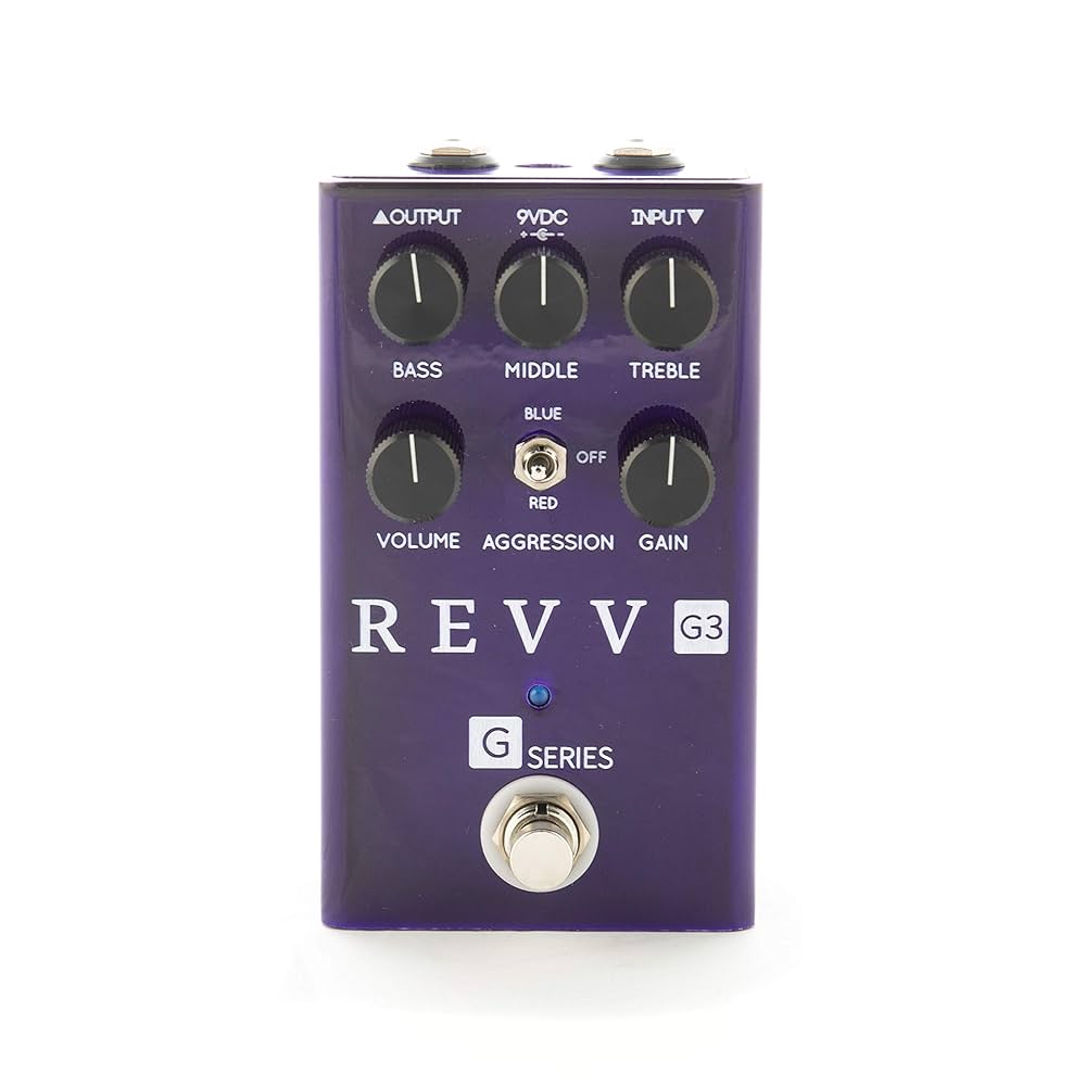 ギター Revv g3 distortion Revv Amplification G3 Overdrive & Distortion Pedal : Amazon