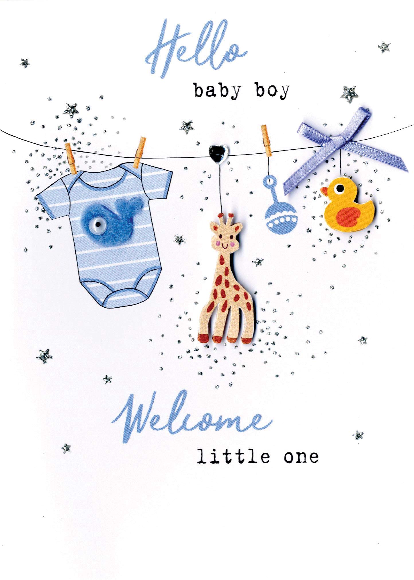 Willkommenskarte Hello Baby! – Klar, 12x17 Cm, Von Räder