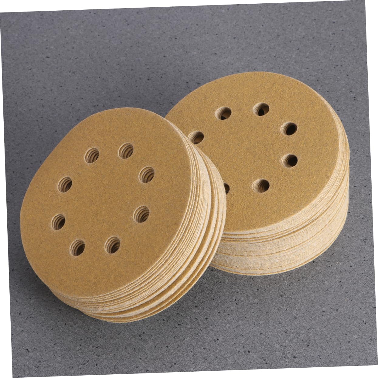 HEALLILY Professional Grade 120 Grit Sandpaper Pads 5 Inch Circular Anti-Clog Coating for Orbital Sander