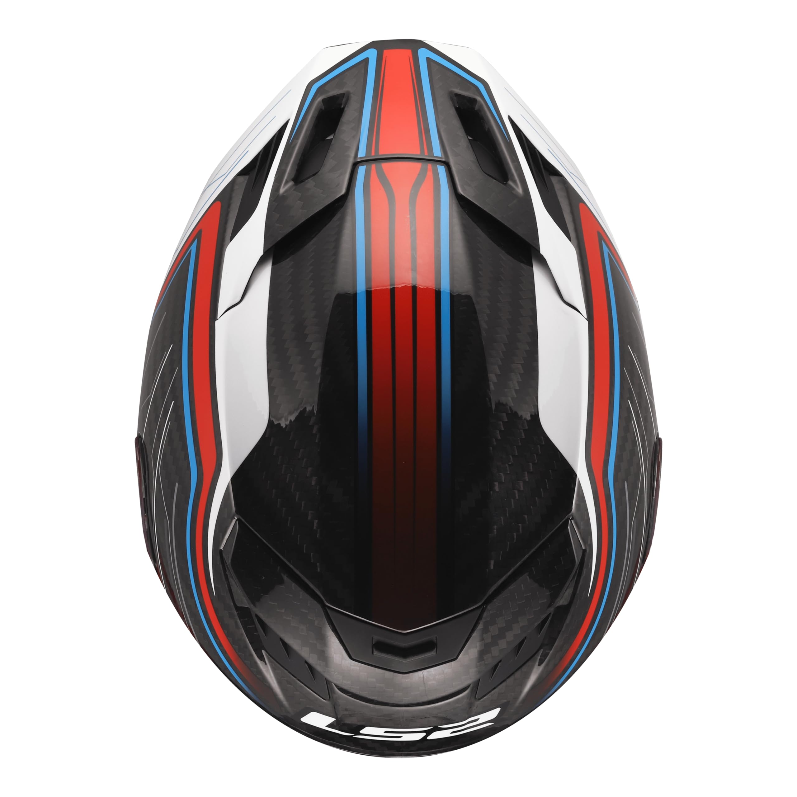 LS2, Casco Moto Integral DRAGON SUBIC White Blue Red, M