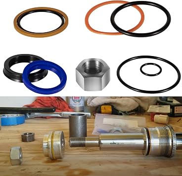 Skid Steer Lift Hydraulic Cylinder Seal Kit Fit for Bobcat 444 500 610 642 643 742 743 753 & More Replaces OEM 6803329, 7137769