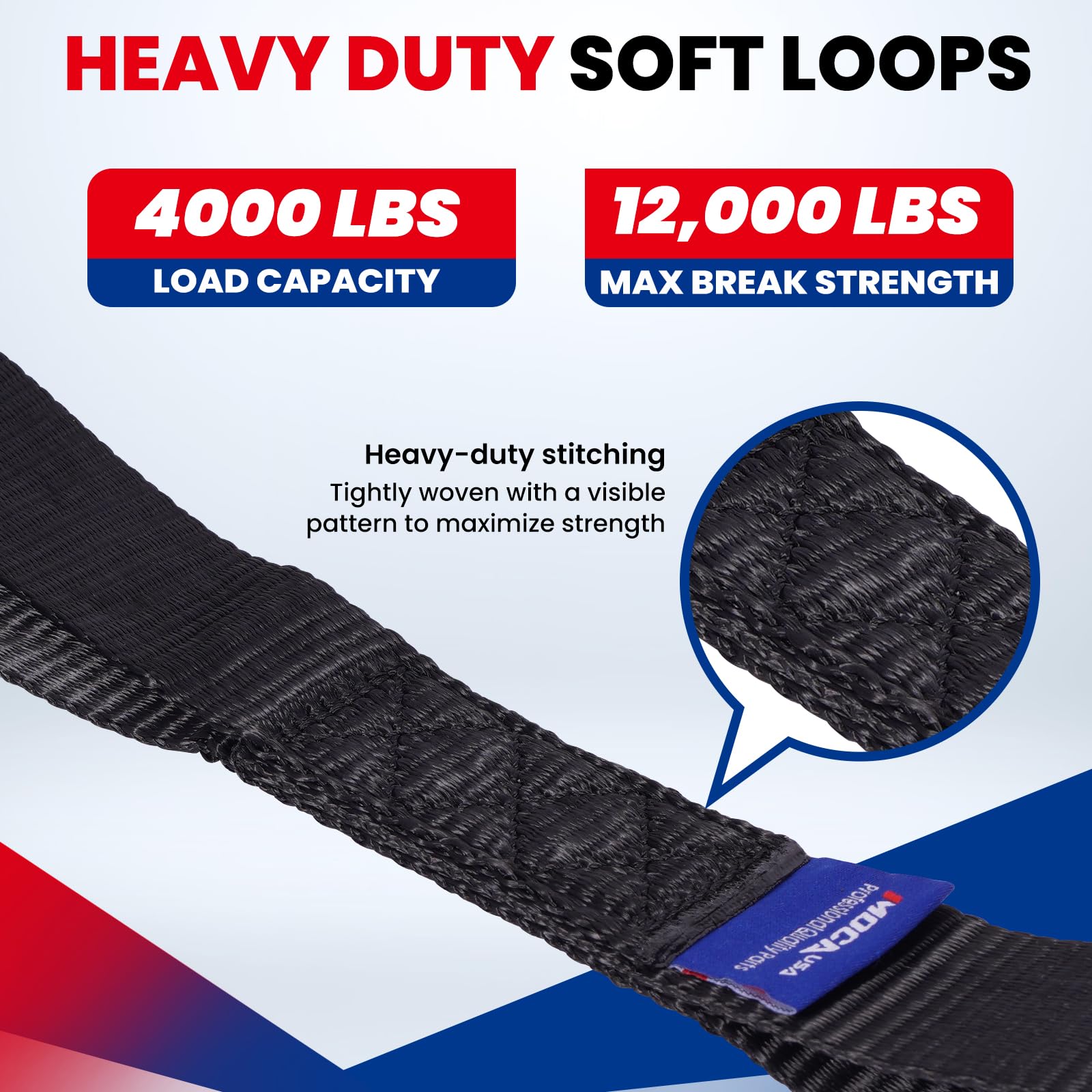 ストラップ moca Amazon.com: MOCA 8-Pack Soft Loop Tie Down Straps 12000 Lbs