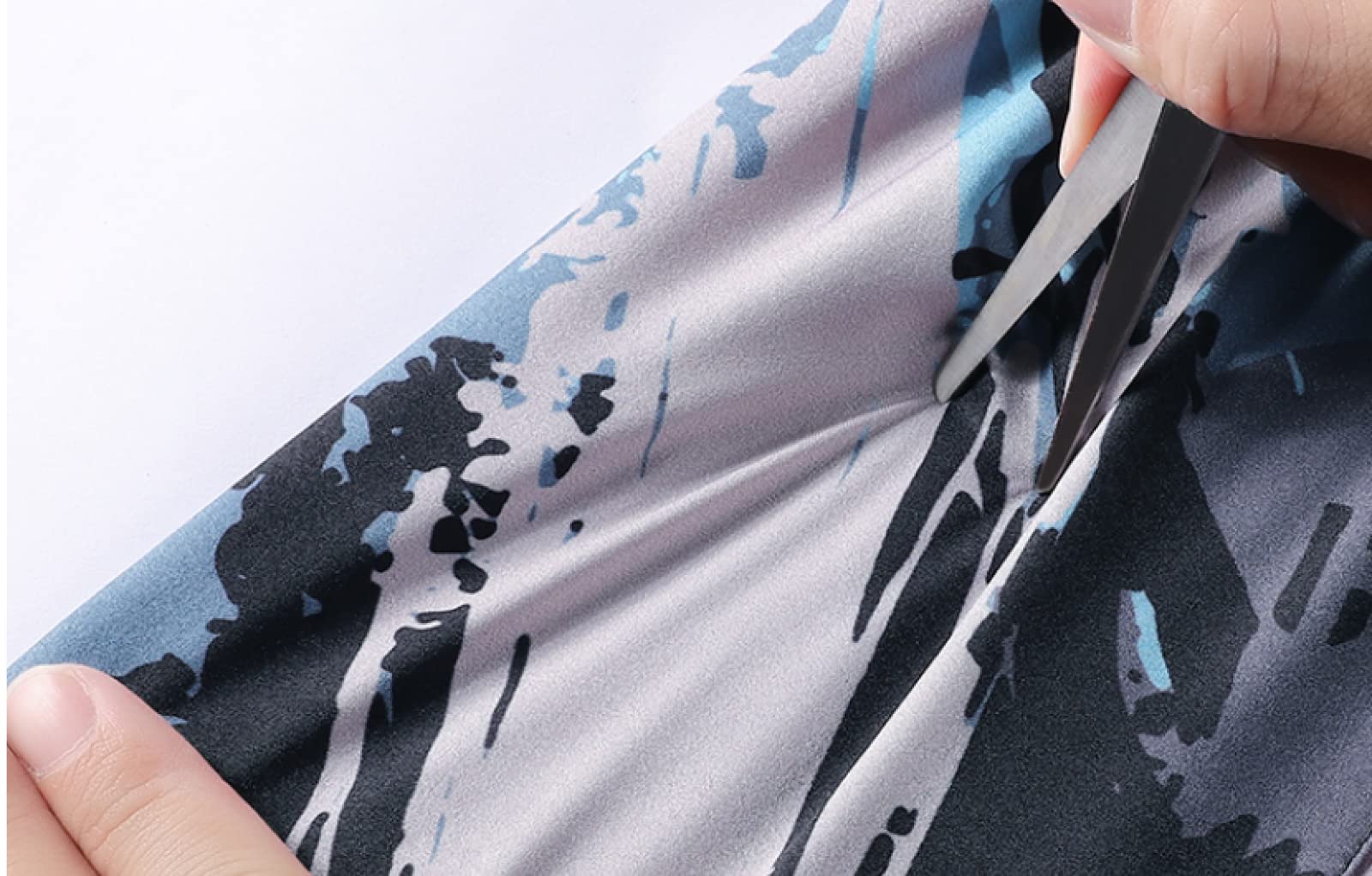 Dicker Mann Schwimmhose Herren Große Badeshorts Swimming Shorts Badehose Herren Anti-Peinlich Locker Schnell Trocknend Herren Badehose Badeanzug Anzug Strand Hot Spring Ausrüstung,Chaotischer Raum,L [