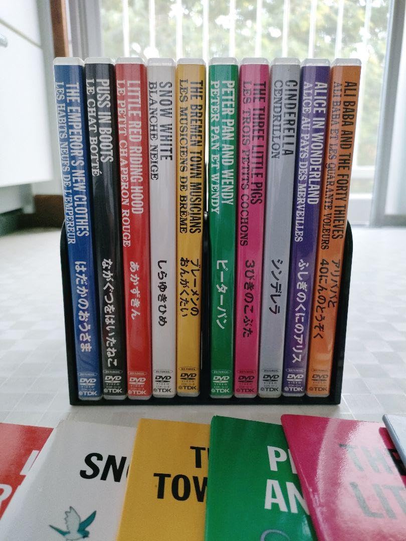 Amazon.co.jp: チャスピー えいご童話館 英語 フランス語 DVD CD 