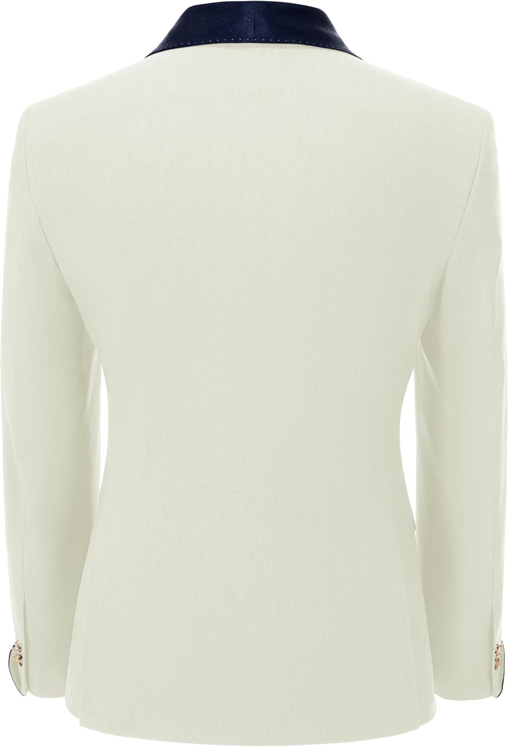 Mens Tuxedo Suits Slim Fit Double Breasted Wedding Suit for Men 2 Piece Navy Shawl Lapel Men's Formal Jacket Pants Set - Image 5