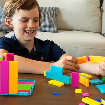 Groovy Blocks Mindware 120 Piece Set - Building Blocks for Kids Ages 4+ Classroom Must Haves