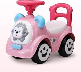 LuvLap Sunny Ride on & Car for Kids with Music & Horn Steering, Safety Guard, Under Seat Storage & Big Wheels, Ride on for... Price In India