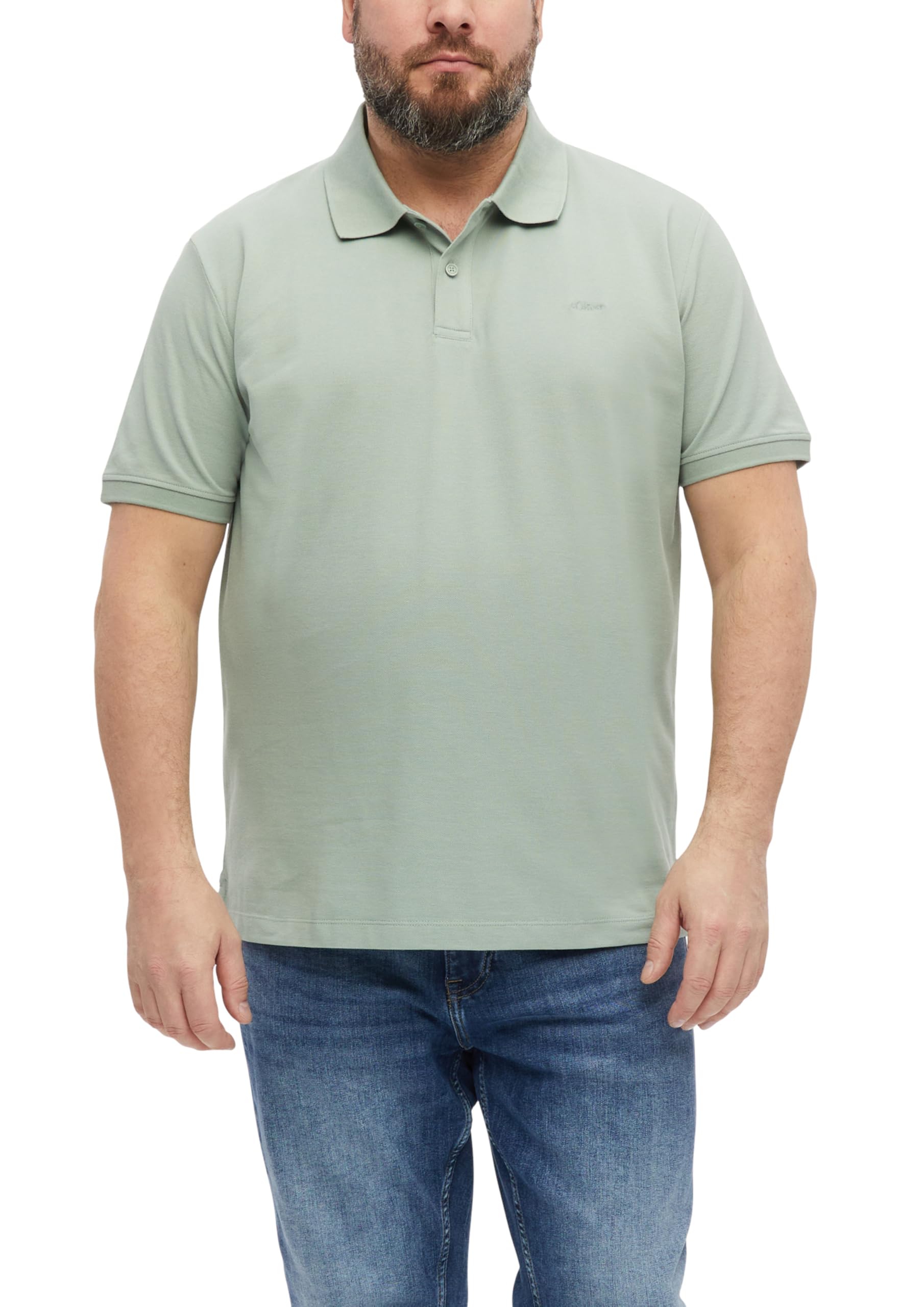 s.Oliver Polo Shirt with Embroidered Logo