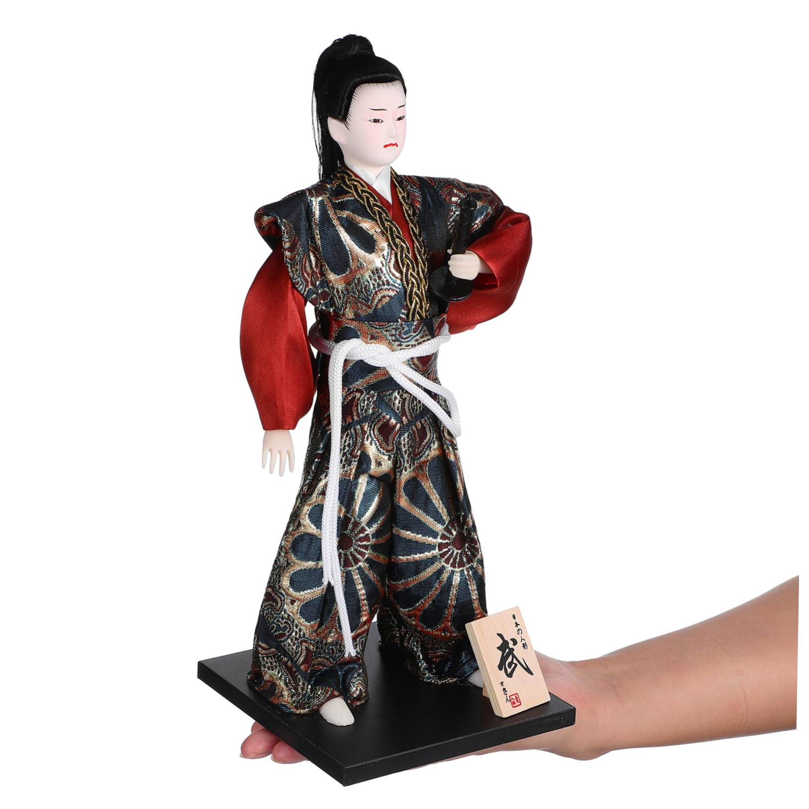 Hemobllo Samurai Japonés de Coleccionable de Guerrero Asiático Decoración Multifuncional Hogar y Oficina Cultural de Adorno de Cultura