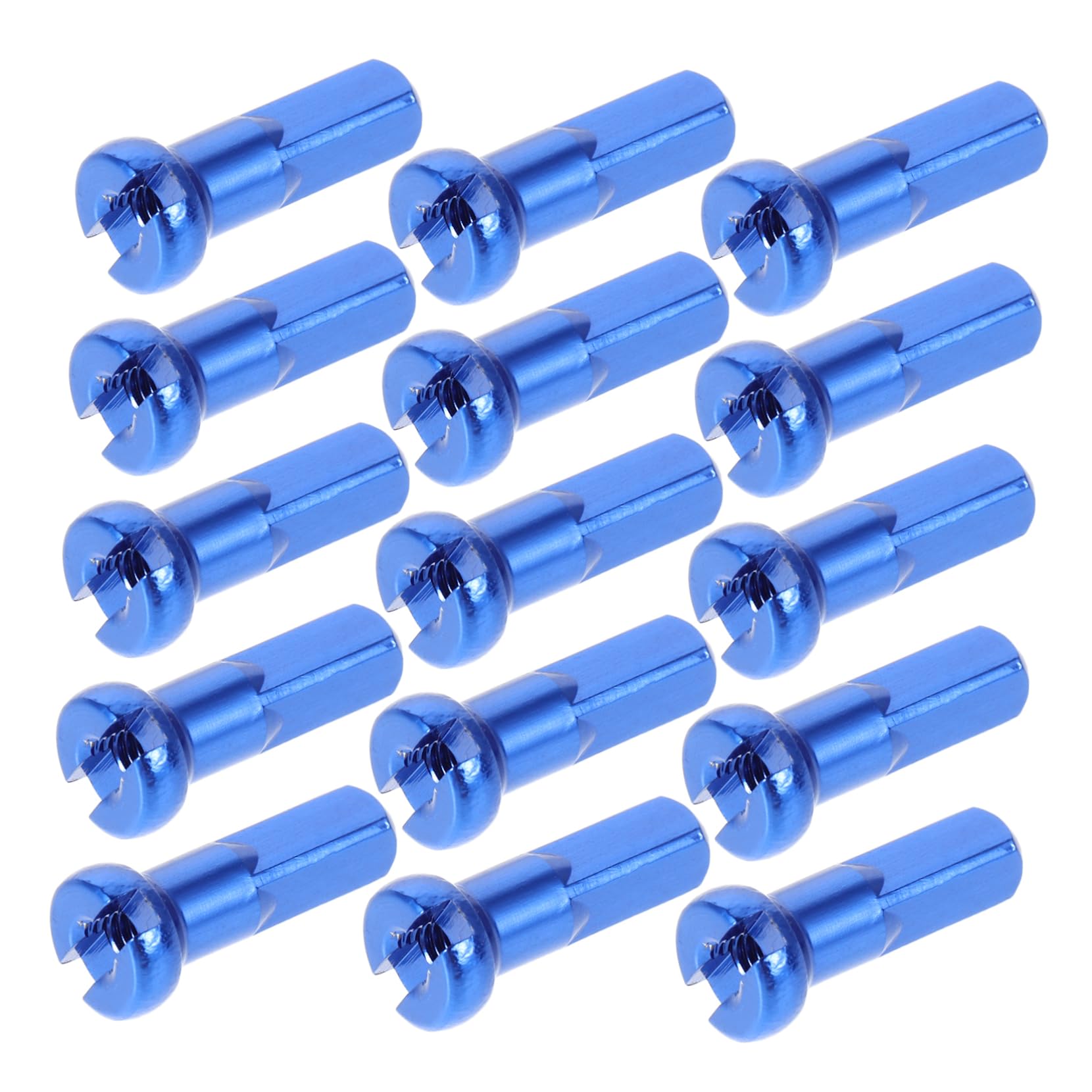 ifundom 15pcs Bike Caps Aluminum Alloy Spokes Nipple End Tips for Durable Coverage Stylish Decoration for Mountain Road Bicycles Easy Installation Versatile Fit