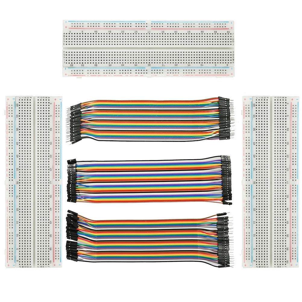 3 Breadboard Senza Saldatura 830 Punti - Per Circuiti Elettronici, Spaziatura 2.54mm - Foto 9