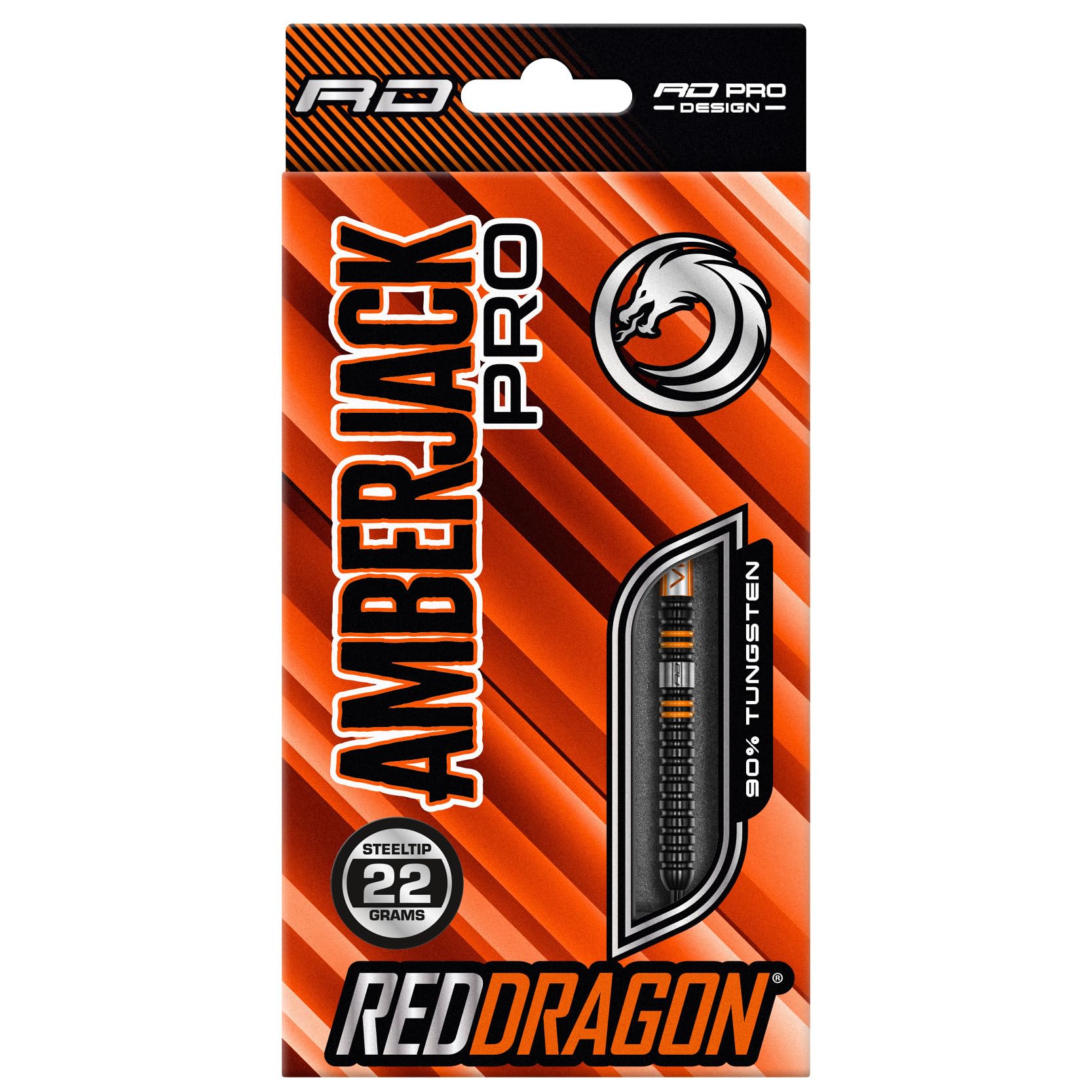 RED DRAGON Amberjack Pro Seria Premium Wolframowe rzutki z lotkami i łodygami