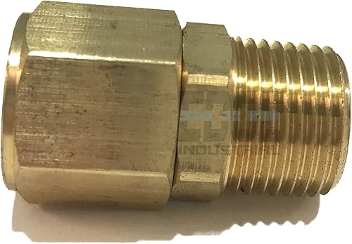 Adaptador giratorio macho de latón 38" NPT combustibleaireaguaaceitegas WOG (cantidad 01)