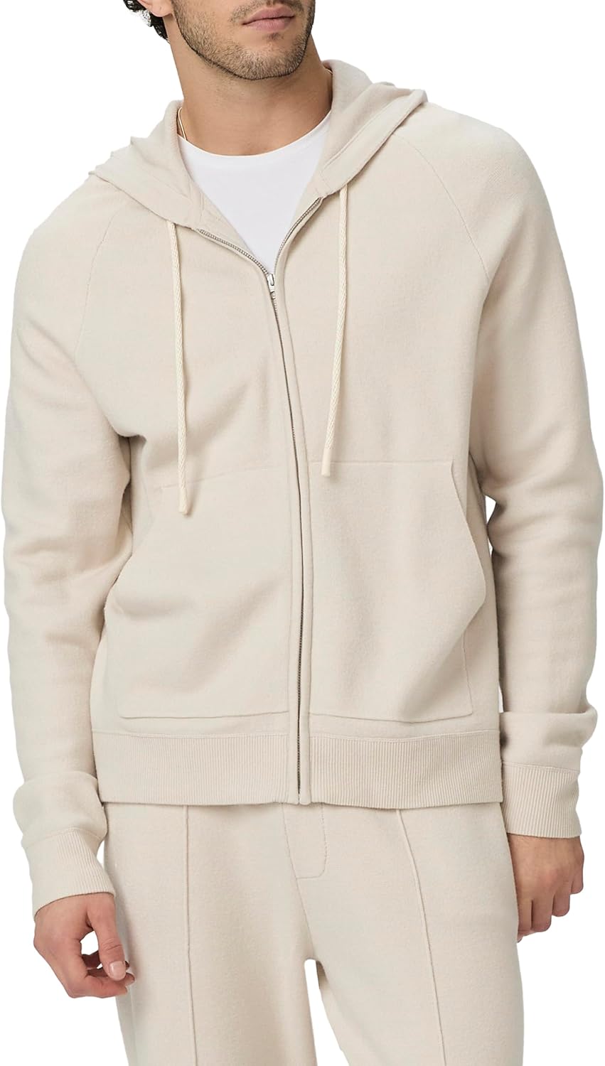 PAIGE Men's Cassano Full Zip Sweater Hoodie