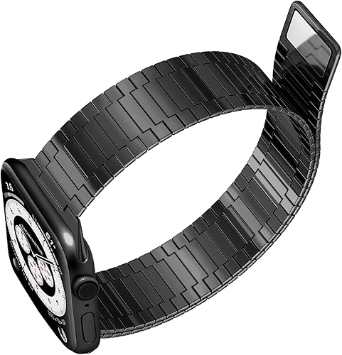 BPAZVUH Compatible con Apple Watch Band de 1.496 in 1.575 in 1.614 in 1.654 in 1.732 in 1.772 in 1.929 in, acero inoxidable infinitamente ajustable, BPAZVUH Compatible con Apple Watch Band de 1.496 in 1.575 in 1.614 in 1.654 in 1.732 in 1.772 in 1.929 in, acero inoxidable infinitamente ajustable,