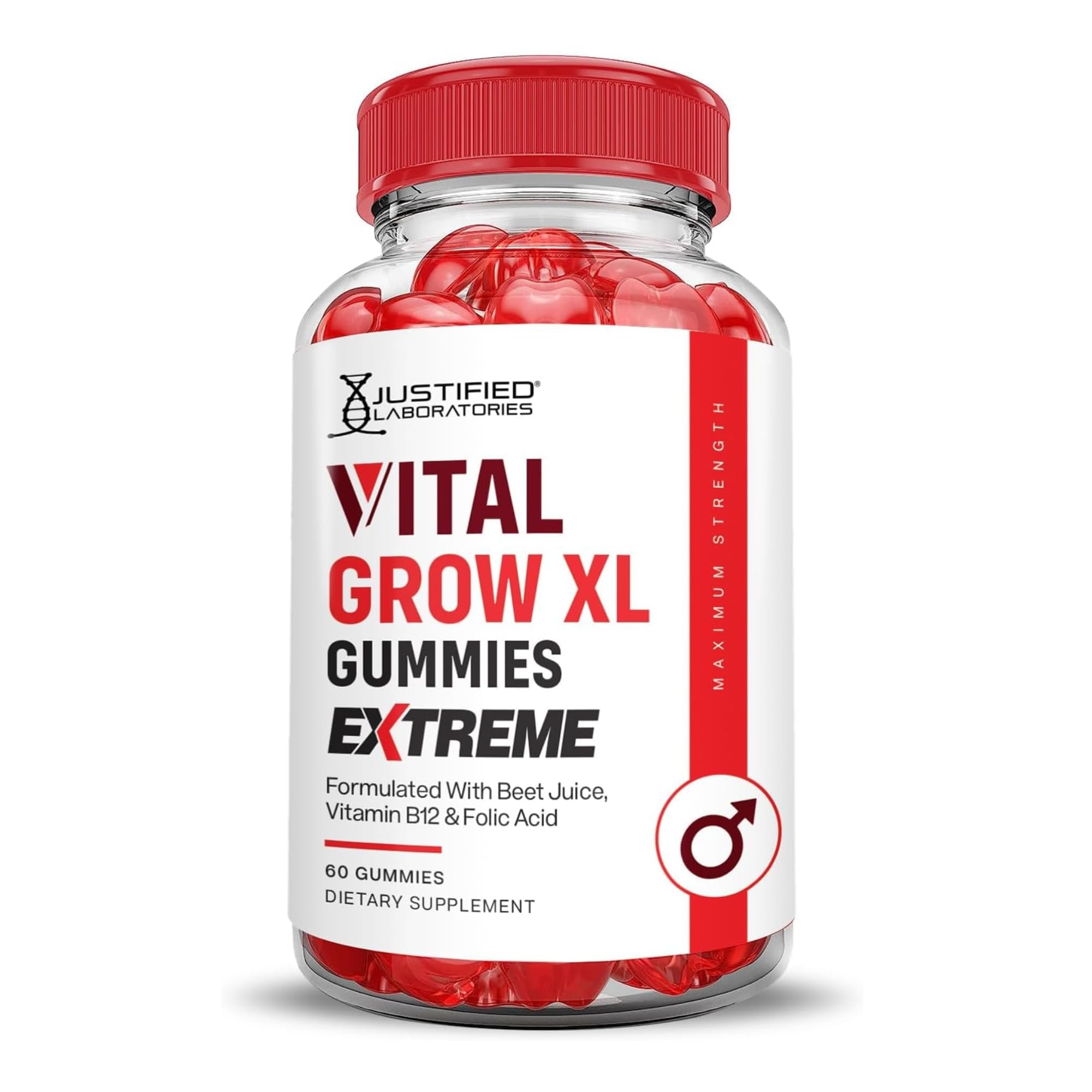 Amazon.com: Justified Laboratories Vital Grow XL Gummies Extreme