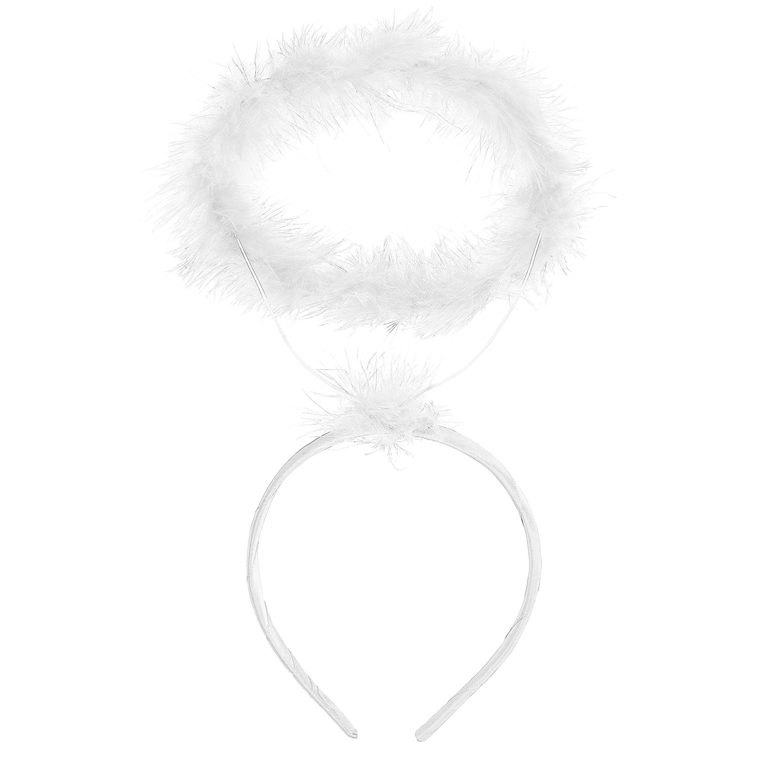 Set con ali d'angelo + fascia d'angelo | ali d'angelo | fascia d'angelo | ali di cupido | ali di piume | Cristo bambino come accessorio per costume da donna Halloween | carnevale | festa a tema