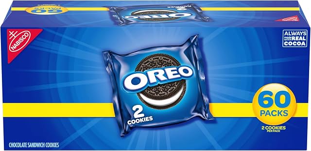 OREO Chocolate Sandwich Cookies Individually Wrapped Snack Packs