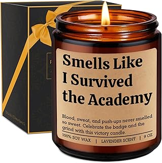 Miracu Candle, Police Academy Graduation Gifts for Cops Graduates, New Police Officer Gifts for Men Women Boyfriend Female, Law Enforcement Congrats Grad Presents, Funny Future Policeman Essentials