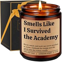 Miracu Candle, Police Academy Graduation Gifts for Cops Graduates, New Police Officer Gifts for Men Women Boyfriend Female, Law Enforcement Congrats Grad Presents, Funny Future Policeman Essentials
