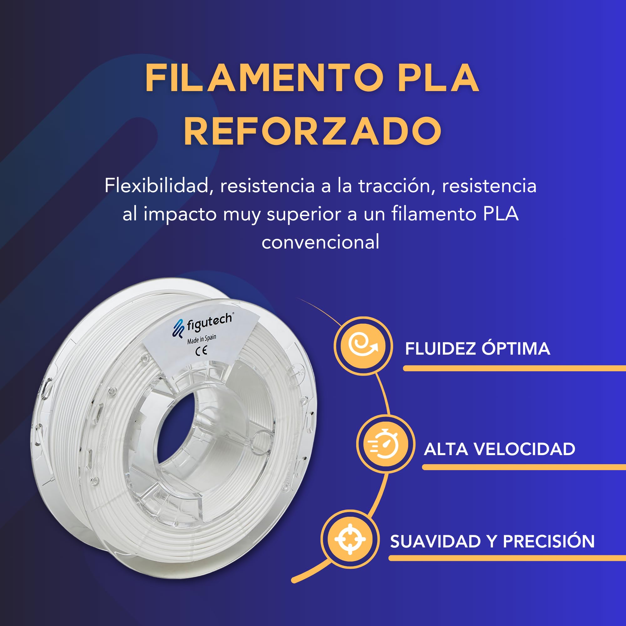 Filament PLA 1,75 mm 1 kg jasnozielony, filament 3D figutech ONE, dokładność +/- 0,02 mm, PLA zoptymalizowany do drukarki 3D, wysoka przyczepność i wytrzymałość, poprawiona płynność