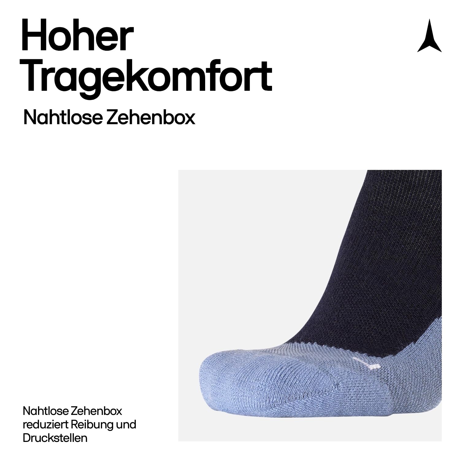 ATOMIC Performance Ski-Socken I Dünne Skisocken mit Polsterung I Leichte Strümpfe für Damen & Herren I Kniestrümpfe mit nahtloser Zehenbox I Skistrümpfe aus Merinowolle, Polyester & Nylon